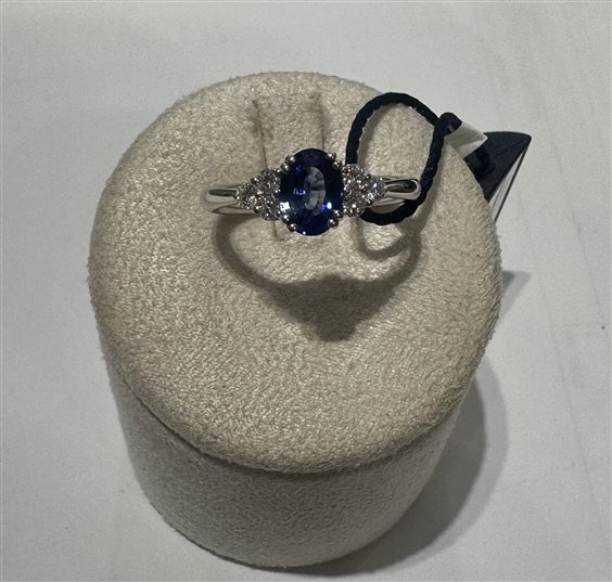 Anello Recarlo Donna in Oro Zaffiro blu 0.94 Ct R79CC079/ZB060-14 - R79CC079/ZB060-14